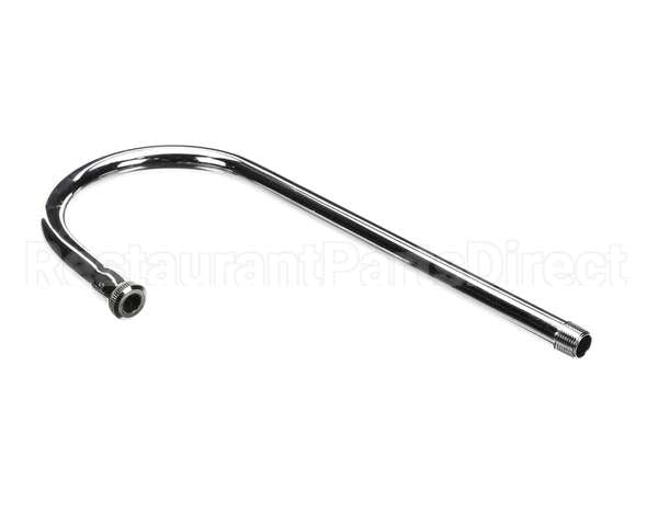123X T&S Brass Rigid Gooseneck, 5-1/2 Spread, 12-1/2 He