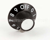 12919SP Lincoln Knob Control Blackoff0-9Inf