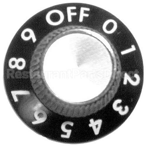 12919SP Compatible Savory Knob 1-1/8 D, Off-0-9