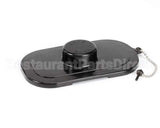 12981.0001 Bunn Lid/Chain Kit, Pour-In Black