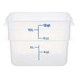 12SFSPP Compatible Midwest Appliance Parts Container Sq 12Qt Semi-Clr