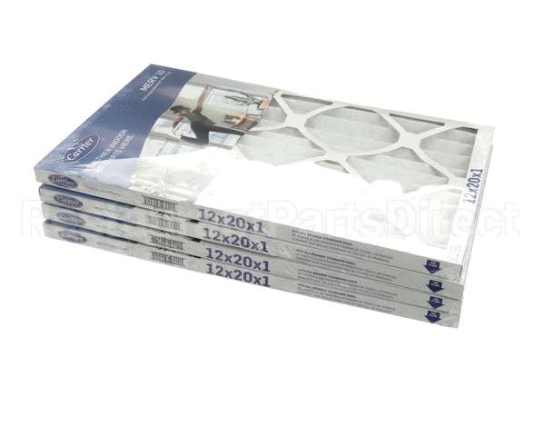 12X20X1-M10-C-P4 Carrier Merv 10 1" Filter Pack