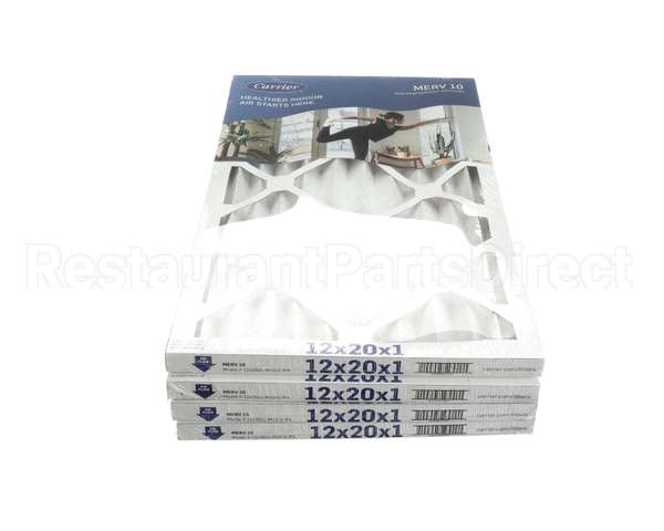 12X20X1-M10-C-P4 Carrier Merv 10 1" Filter Pack