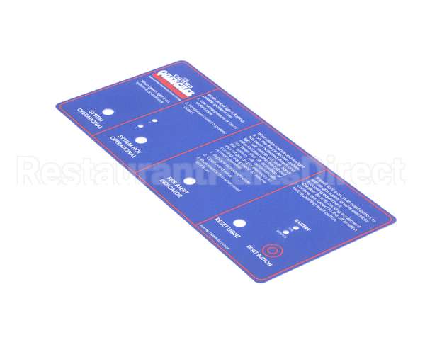 13124 Gaylord Model Qus Series Mylar Facepla