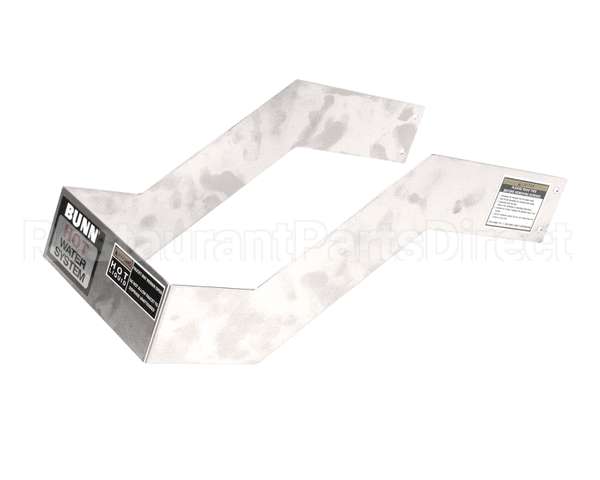 13127.1001 Bunn Kit, Retaining Bracket W Decal-Front Mnt