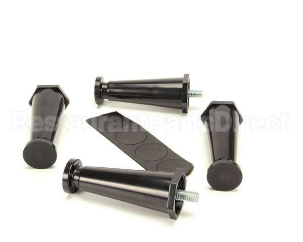 13255.0003 Bunn Kit, Leg-4.0 Adj Blk Plstc Flg