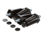 13255.0006 Bunn Kit,Leg-2.50 Adj Blk Plastic