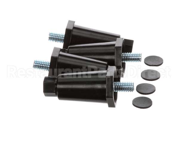 13255.0006 Bunn Kit,Leg-2.50 Adj Blk Plastic
