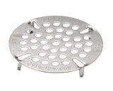 1366-005JKNF Chicago Faucet Plate, 3-1/2'' Flat Strainer
