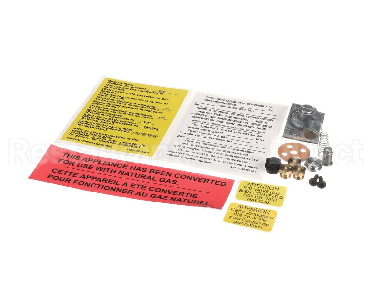 143-000015-047 Pitco 40S Conversion Kit Lp To Nat