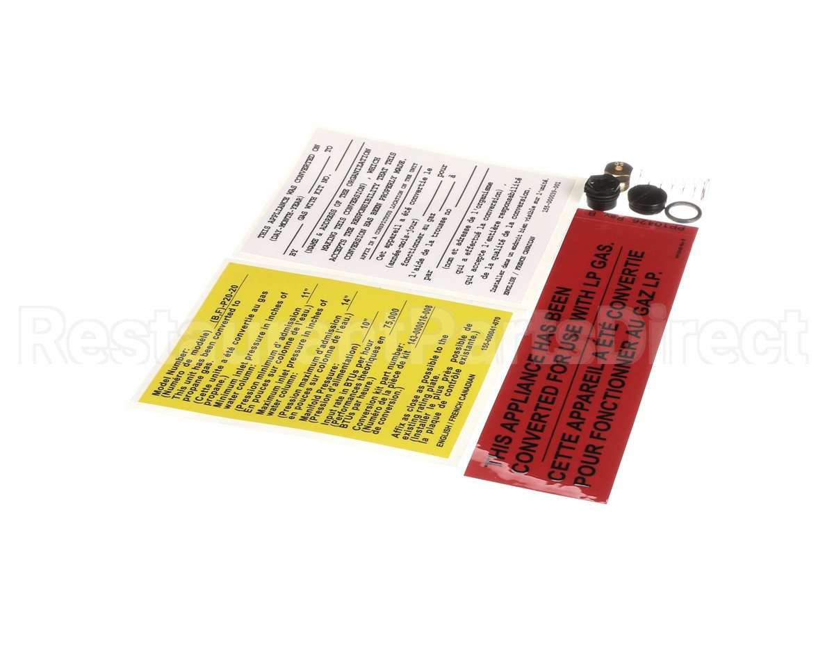 143-000016-008 Ultrafryer (B,F)-P20-20 Conv Nat To Lp