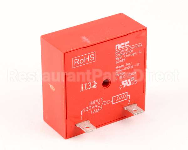 153324 Duke Timer,Delay 120V, 2 Second Fixed