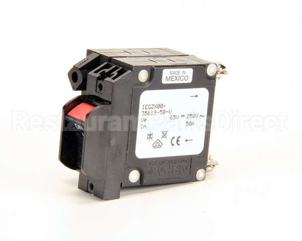 15480 Nieco Switch, Rocker, 50A 2 Pole, Panel Mount