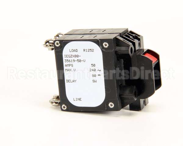 15480 Nieco Switch, Rocker, 50A 2 Pole, Panel Mount