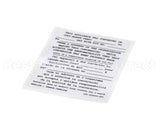 155-000039-001 Pitco Conversion Sticker