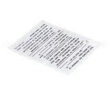 155-000039-001 Pitco Conversion Sticker