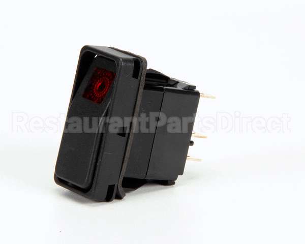 155546 Groen Power Switch, Recessed Rocker, Red Indic