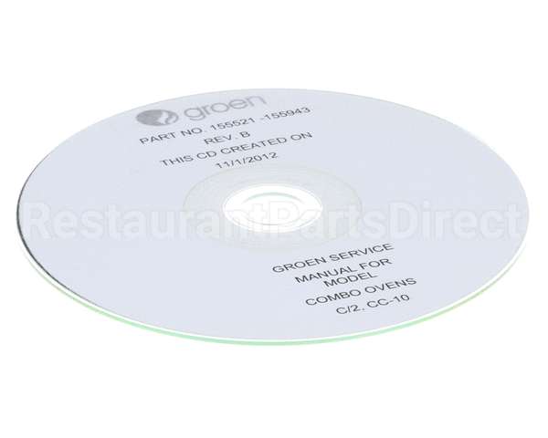 155943 Groen Cd - Service Manual, Combo Ove