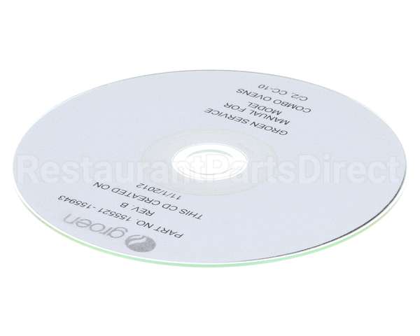 155943 Groen Cd - Service Manual, Combo Ove