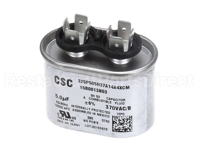 15B0013N03 Bryant Payne 5Mfd 370V Capacitor Oval