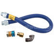 16100BPQ48 Compatible Dormont Gas Connector Kit 1" X 48" W/ Qd And Elbow