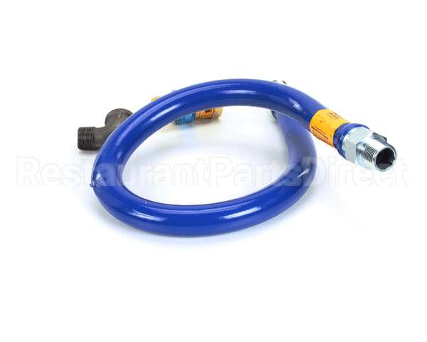 16100BPQ48 Dormont 1" Dia., 48" Blue Hose, Snapfast, 1 Elbo