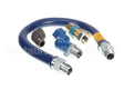 16100BPQS36 Dormont 1 Dia., 36 Blue Hose, Snapfast, Swivel M