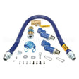 16100KIT2S48 Compatible Dormont 1"Dia., 48" Blue Hose, Snapfast, 2 Swivel Max