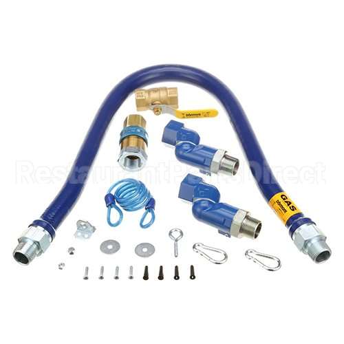 16100KIT2S48 Compatible Dormont 1"Dia., 48" Blue Hose, Snapfast, 2 Swivel Max