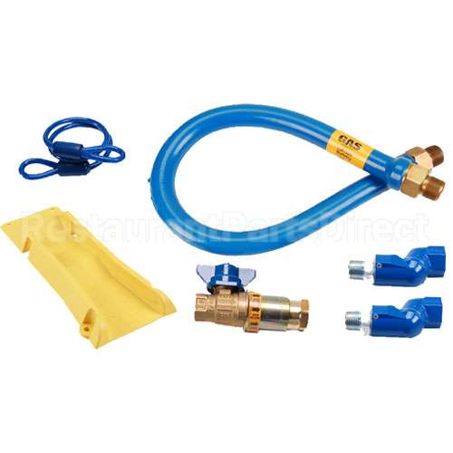 16100KITCF2SPS48 Compatible Dormont Kit, Gas Hose, 1"X48", W/Sftyset
