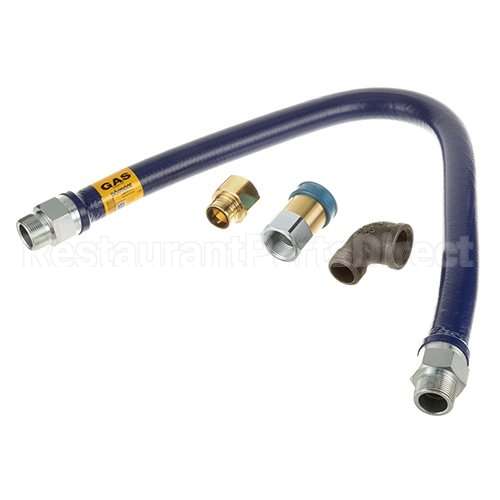 16125BPQ48 Compatible Dormont 1-1/4"Dia., 48" Blue Hose, Snapfast, 1 Elbow