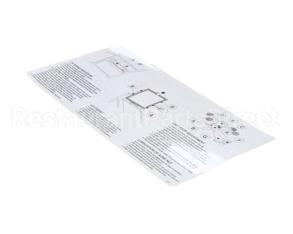 16182 Henny Penny Label-Filter Instruction