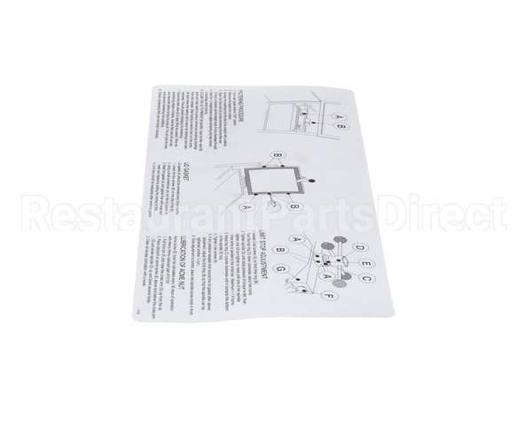 16182 Henny Penny Label-Filter Instruction