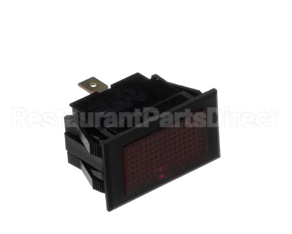 1621000 Garland Lamp-Red Lens Black Bezel 28V