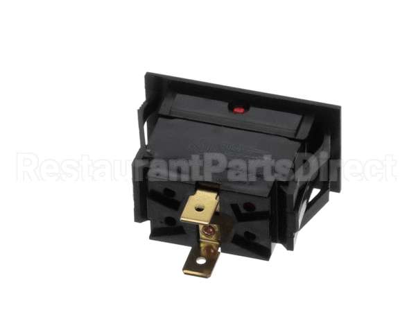 1621000 Garland Lamp-Red Lens Black Bezel 28V