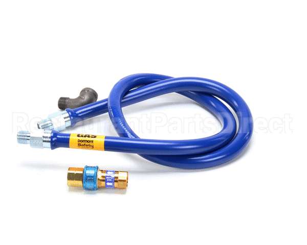 1650BPQ60 Dormont 1/2" Dia., 60 Blue Hose, Snapfast, 1 Elb