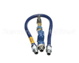 1650BPQS36 Dormont 1/2 Dia., 36 Blue Hose, Snapfast, Swivel
