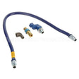 1650BPQS48 Compatible Dormont Gas Hose Kit, 1/2" Dia, Snapfast Disconnect