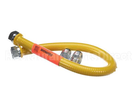 1650NPFS24 Dormont Stationary Gas Connector, 1/2 Dia., 24 L