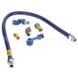 1675BPQS48 Compatible Dormont 3/4"Dia., 48" Blue Hose, Snapfast, Swivel Max