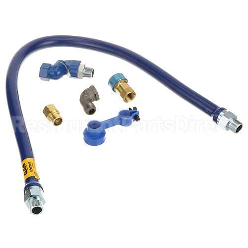 1675BPQS48 Compatible Dormont 3/4"Dia., 48" Blue Hose, Snapfast, Swivel Max