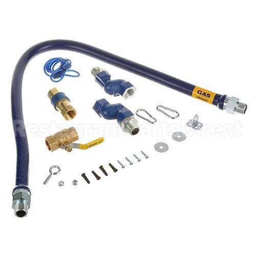 1675KIT2S48 Compatible Dormont 3/4"Dia., 48" Blue Hose, Snapfast, 2 Swivel Max