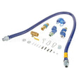 1675KIT2S60 Compatible Dormont Gas Hose Kit, 3/4" Dia, Snapfast, Swivel Max