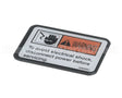 168569 Henny Penny Label-Warning Disc. Power