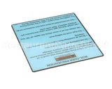 168575 Henny Penny Label-Boilovr Prevent,Kfc,Evol