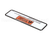 168576 Henny Penny Label-Danger Shortening-Evol