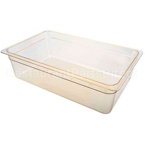 16HP(150) Compatible Cambro Pan, Food, H-Pan, Full, 6"D, Amber