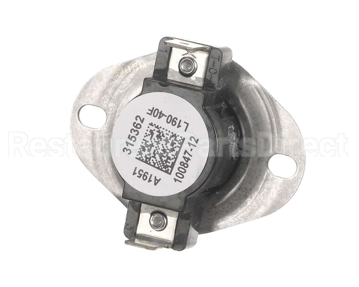 16W74 Lennox Limit Control Spst 190F Close