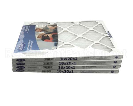 16X20X1-M13-C-P4 Carrier Merv 13 1" Air Filter, 16"X20"X1", 4 Pac