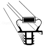1701196 Compatible Delfield Gasket, Ref, 7-1/2" X 24-3/8"